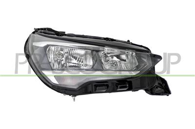 HEADLAMP RIGHT H7+H15-ELECTRIC-WITH MOTOR