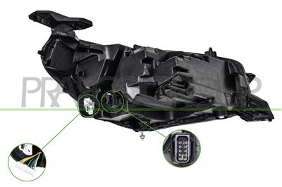 PROIETTORE SINISTRO-ELETTRICO-CON MOTORE-LED-VERSIONE VALEO