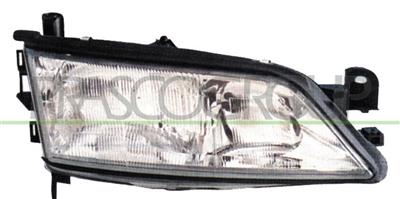 OPTICA DERECHA H7+H1 ELECTRICA-SIN MOTOR-MONTAJE CARELLO
