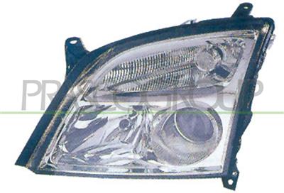 HEADLAMP LEFT H7+H7 ELECTRIC-CHROME