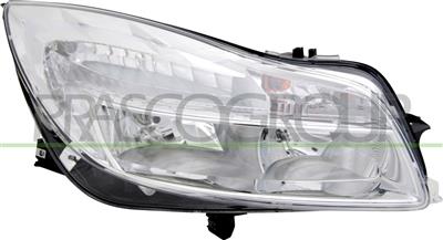 HEADLAMP RIGHT H1+H7 ELECTRIC-WITH MOTOR