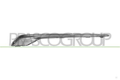 MOULURE DROITE DE GRILLE DE CALANDRE-CHROMEE