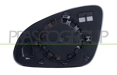MIRROR GLASS BASE RIGHT-CONVEX-CHROME