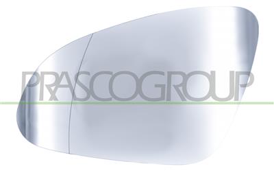 MIRROR GLASS BASE LEFT-ASPHERICAL-HEATED-CHROME
