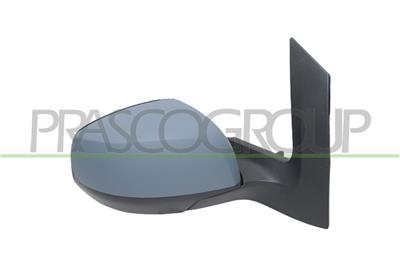 DOOR MIRROR RIGHT-CABLE-PRIMED-CONVEX-CHROME