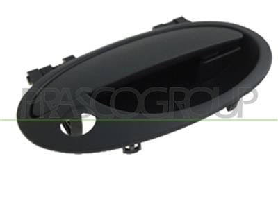 FRONT DOOR HANDLE RIGHT-OUTER-BLACK-WITH KEY HOLE