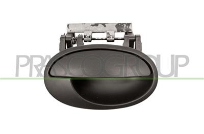 REAR DOOR HANDLE RIGHT-OUTER-BLACK-WITHOUT KEY HOLE
