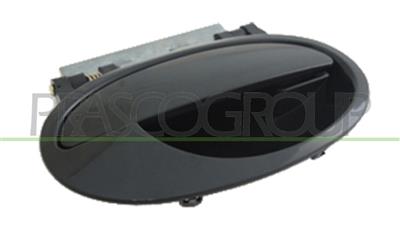 REAR DOOR HANDLE RIGHT-OUTER-SMOOTH-BLACK