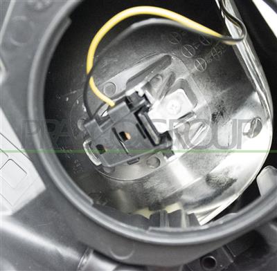 HEADLAMP LEFT H7+H1 ELECTRIC-WITH MOTOR