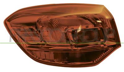 FANALE POSTERIORE SINISTRO-ESTERNO-SENZA PORTALAMPADA-ROSSO MOD. STATION WAGON