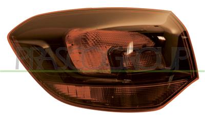 REAR LIGHT-LEFT-OUTER-WITHOUT BULB HOLDER MOD. STATION WAGON BLACK