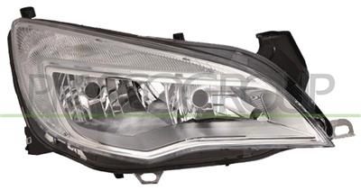 PROIETTORE DESTRO H7+H7-ELETTRICO-CON MOTORE-CROMATO
