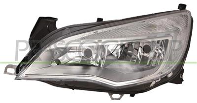 PROIETTORE SINISTRO H7+H7-ELETTRICO-CON MOTORE-CROMATO