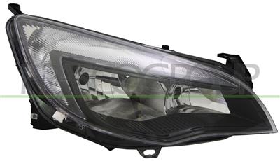 PROIETTORE DESTRO H7+H7-ELETTRICO-CON MOTORE-NERO