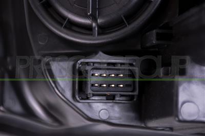 SCHEINWERFER RECHTS-H7+H7-MIT LWR-MIT MOTOR-MIT VERCHROMTEM RAHMEN