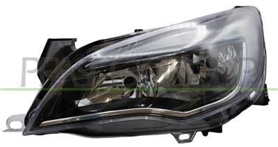 SCHEINWERFER LINKS-H7+H7-MIT LWR-MIT MOTOR-MIT VERCHROMTEM RAHMEN