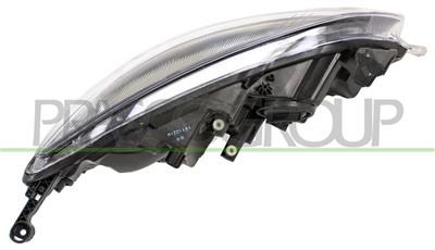 SCHEINWERFER LINKS-H7+H7-MIT LWR-MIT MOTOR-MIT VERCHROMTEM RAHMEN