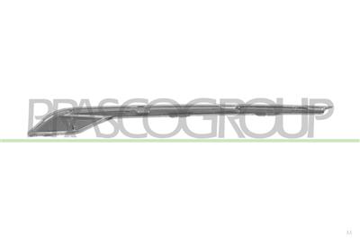MOULURE DROITE DE GRILLE DE CALANDRE-CHROMEE