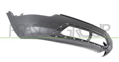 REAR BUMPER-LOWER-BLACK-TEXTURED FINISH-WITH TOW HOOK COVER-WITH CUTTING MARKS FOR PDC