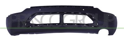 REAR BUMPER-LOWER-BLACK-TEXTURED FINISH-WITH TOW HOOK COVER-WITH PDC+SENSOR HOLDERS