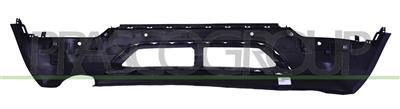 REAR BUMPER-LOWER-BLACK-TEXTURED FINISH-WITH TOW HOOK COVER-WITH PDC+SENSOR HOLDERS