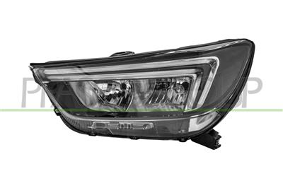 HEADLAMP LEFT H7+HB3 ELECTRIC-WITH MOTOR-WITH DAY RUNNING LIGHT-LED