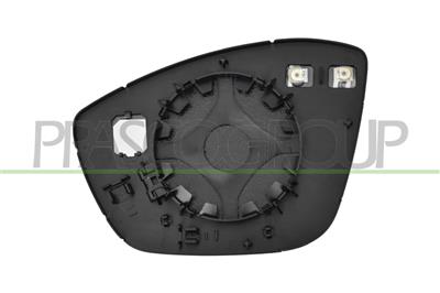 MIRROR GLASS BASE RIGHT-HEATED-CONVEX