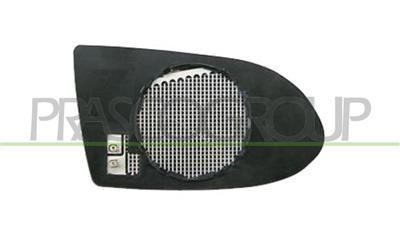 MIRROR GLASS BASE LEFT-HEATED-ASPHERICAL-CHROME
