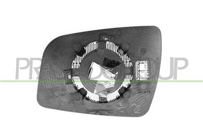 MIRROR GLASS BASE RIGHT-HEATED-ASPHERICAL
