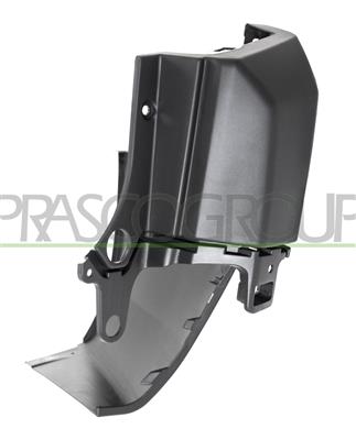 REAR BUMPER END CUP RIGHT-BLACK-TEXTURED FINISH-TAILGATE-LONG WHEEL BASE