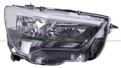 PROIETTORE DESTRO H7+H1-ELETTRICO-CON MOTORE-CON LUCE DIURNA-LED