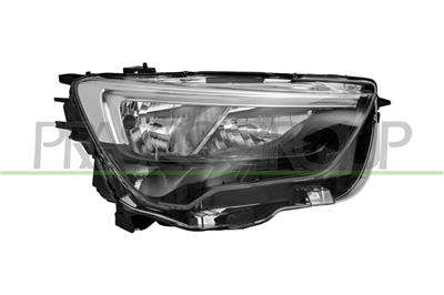 HEADLAMP RIGHT-ELECTRIC-WITH MOTOR-WITH DAY RUNNING LIGHT-LED