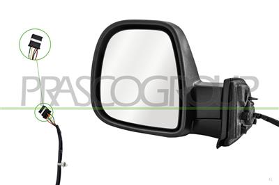 ESPEJO IZQUIERDO-ELECTRICO-IMPRIMADO-TERMICO-CONVEXO-5 PINES
