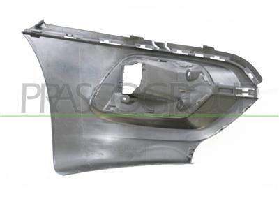 FRONT BUMPER END CUP LEFT-PRIMED-WITH PDC CUTTING MARKS