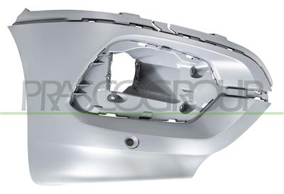 FRONT BUMPER END CUP RIGHT-PRIMED-WITH PDC+SENSOR HOLDERS