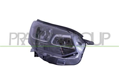 OPTICA DERECHA H1+H7 ELECTRICA-CON MOTOR-NEGRA