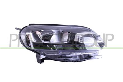 OPTICA DERECHA H1+H7 ELECTRICA-CON MOTOR-NEGRA