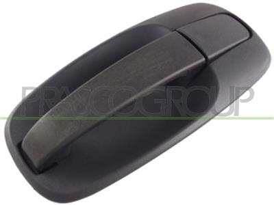 FRONT DOOR HANDLE RIGHT-OUTER-BLACK-WITHOUT KEY HOLE