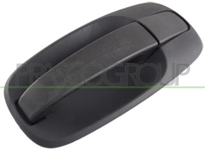 SLIDING DOOR HANDLE LEFT SIDE-OUTER-BLACK-WITHOUT KEY HOLE