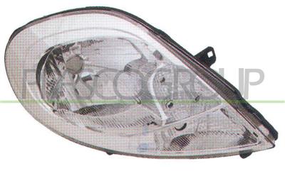 HEADLAMP RIGHT H4 ELECTRIC-WITH MOTOR-CLEAR LAMP