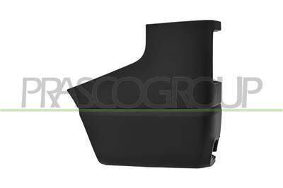 REAR BUMPER END CUP LEFT-BLACK-TEXTURED FINISH