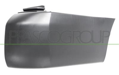 REAR BUMPER END CUP RIGHT-BLACK-TEXTURED FINISH-WITH PARK ASSIST CUTTING MARK-LONG WHEEL BASE