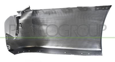 CANTONALE SINISTRO PARAURTI POSTERIORE-NERO-GOFFRATO-CON FORO PARK ASSIST+SUPPORTI MOD. PASSO LUNGO