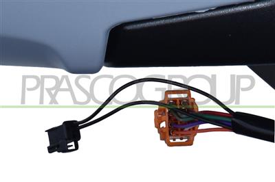 DOOR MIRROR RIGHT-ELECTRIC-PRIMED-HEATED-FOLDABLE-WITH SENSOR-WITH BLIS-CONVEX-11 PINS