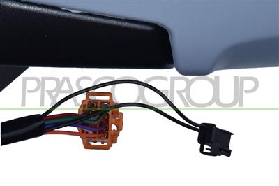 DOOR MIRROR LEFT-ELECTRIC-PRIMED-HEATED-FOLDABLE-WITH BLIS-CONVEX-9 PINS