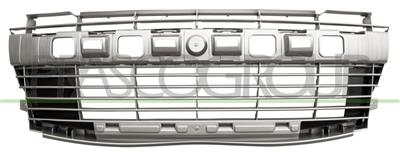 FRONT BUMPER GRILLE-CENTRE-GRAY