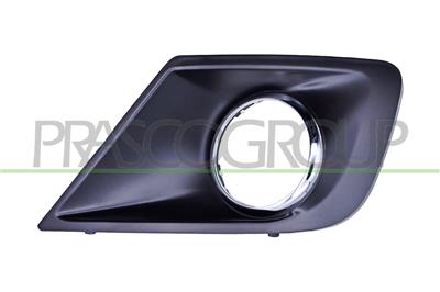 GRILLE GAUCHE NOIRE DE PARE-CHOCS-AVEC CADRE CHROME'