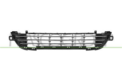 LOWER FRONT BUMPER GRILLE WITH CHROME MOLDINGS