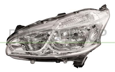 HEADLAMP LEFT H7+H7 ELECTRIC-WITH MOTOR