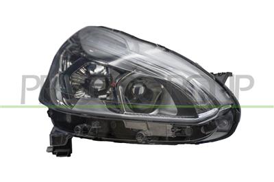 PROIETTORE DESTRO H7+H7+PY21W-ELETTRICO-SENZA MOTORE-CON LUCE DIURNA-NERO-LED